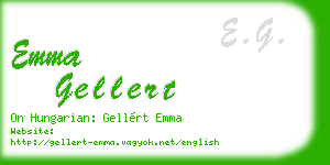 emma gellert business card